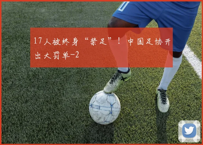 17人被终身“禁足”！中国足协开出大罚单